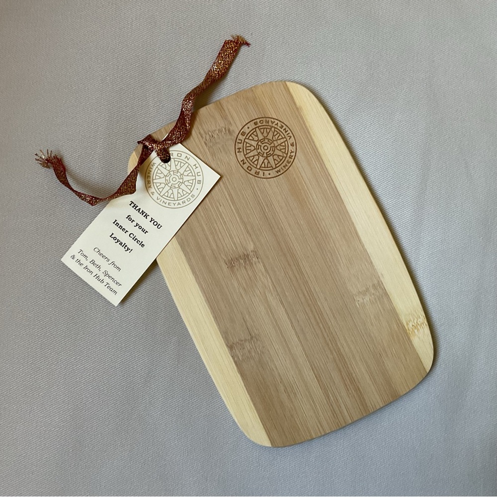 Mini Cutting/Charcuterie Board Iron Hub Winery & Vineyard